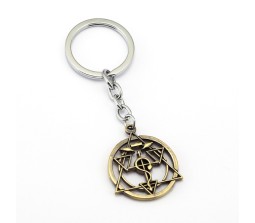 Fullmetal Alchemist Anime Metal Keychain Key Chain for Car Bikes Key Ring