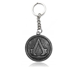 Assassin Creed for Gamers Video Game Coin Metal Keychain Key Chain for Car Bikes Key Ring