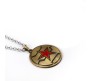Captain America Shield Inspired Pendant Necklace Fashion Jewellery Accessory for Men and Women