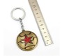 Captain America Metal Keychain Shield Design Key Chain for Car Bikes Key Ring