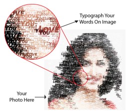 Your Message To Your Desired Photo Special Poster