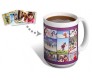 Personalized White Coffee Mug With Teddy Keychain