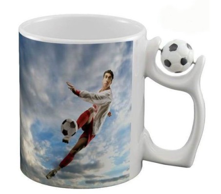 Customized Football Handle Mug
