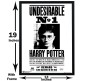  Harry Potter 'Undesirable No.1' Poster By Happy GiftMart Licensed by WB