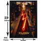  Flash Logo TV Series Sky Scraper Poster by Happy GiftMart Licensed by WB