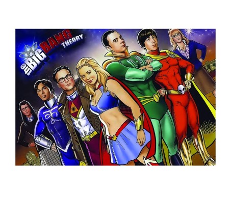  Bigbang Theory Super Hero Poster by Happy GiftMart Licensed by WB