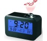 Talking Digital Alarm Clock With LED Projector & Calendar [Black]