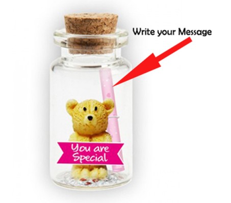 Message in A Bottle With Teddy & You are Special Cut
