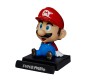 Super Mario Bobble Head for Car Dashboard with Mobile Holder Action Figure Toys Collectible Bobblehead Showpiece For Office Desk Table Top Toy For Kids and Adults Multicolor