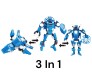 3 in 1 Building Blocks Set 150 Pcs Plane Robots Fighter Jet Educational Construction Learning Brick Toy for Kids