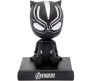 Black Panther Bobble Head for Car Dashboard with Mobile Holder Action Figure Toys Collectible Bobblehead Showpiece For Office Desk Table Top Toy For Kids and Adults Multicolor