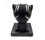 Black Panther Bobble Head for Car Dashboard with Mobile Holder Action Figure Toys Collectible Bobblehead Showpiece For Office Desk Table Top Toy For Kids and Adults Multicolor