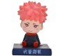 Bobble Head Jujutsu Kaisen Itadori for Car Dashboard with Mobile Holder Action Figure Toys Collectible Bobblehead Showpiece For Office Desk Table Top Toy For Kids and Adults Multicolor