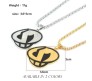 Pokemon Sun and Moon Team Skull Anime Pendant Necklace Fashion Jewellery Accessory for Men and Women Gold