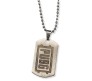 Pubg Game Dog Tag Inspired Pendant Necklace Jewellery Accessory For Men and Boys