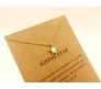 Card + Rising Star Symbol Pendant Necklace Graduation Growth Promotion Gift for Girls and Women