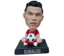 Ronaldo Cristiano for Car Dashboard with Mobile Holder Action Figure Toys Collectible Bobblehead Showpiece For Office Desk Table Top Toy For Kids and Adults Multicolor