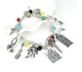 Sherlock Holmes Inspired Charm Bracelet Silver Plated Fashion Jewellery Accessory for Men and Women