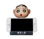 Shinchan Bobble Head for Car Dashboard with Mobile Holder Action Figure Toys Collectible Bobble Showpiece For Office Desk Table Top Toy For Kids and Adults Multicolor