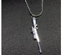 Sniper Gun Gamer Inspired Pendant Necklace Fashion Jewellery Accessory for Men and Boys