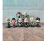 Anime Set of 8 Spy X Family Figures 10-11 cm for Car Dashboard, Cake Decoration, Office Desk and Study Table Multicolor