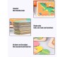 8 in 1 Fruits Stip Puzzles Ice Cream Stick Puzzle Sorting Blocks for Preschool Montessori Educational Small Kids Toddlers Boys and Girls Multicolor