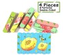 8 in 1 Fruits Stip Puzzles Ice Cream Stick Puzzle Sorting Blocks for Preschool Montessori Educational Small Kids Toddlers Boys and Girls Multicolor