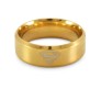 Superman Inspired Hope Symbol Gold Ring Casual Everyday Fashion for Men and Boys Size 9