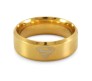 Superman Inspired Hope Symbol Gold Ring Casual Everyday Fashion for Men and Boys Size 8