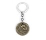 Uncharted 4 Antique Coin Ship and Skull Design Metal Game Keychain Key Chain for Car Bikes Key Ring