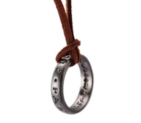 Uncharted 4 Inspired  Ring Pendant Necklace Fashion Jewellery Accessory for Men and Women