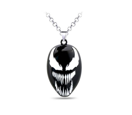 Venom Black Spiderman Pendant Necklace Fashion Jewellery Accessory for Men and Women