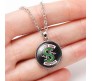 Riverdale South Side Serpants Round Pendant Necklace Inspired Jewellery For Men Women and Girls Multicolor