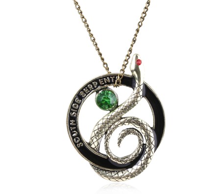 Riverdale South Side Serpants Snake Round Pendant Necklace Inspired Jewellery For Men Women and Girls Multicolor