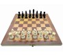 3 in 1 Big 11 Inchs Wooden Chess Board Set for Kids and Adults - Folding Handmade  Chessboard Checkers and Backgammon Large Game With Wood Pieces