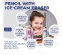 Combo of 2 Set of 26 Pcs Ice Cream Erasers Pencil Stationary Set for Kids With Icecream Shaped And Rainbow Design for Boys and Girld, Kids, Birthday Return Stationary Gifts for Kids