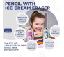 Combo of 4 Set of 52 Pcs Ice Cream Erasers Pencil Stationary Set for Kids With Icecream Shaped And Rainbow Design for Boys and Girld, Kids, Birthday Return Stationary Gifts for Kids