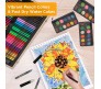 Deluxe Art Set 180 Piece Painting Drawing Kit Oil Pastels Crayon Colored Pencils Acrylic Paint Color Set Supplies Wooden Box for Gifting Rakhi Christmas Return Gift Birthday Kids Girls Boys