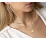 Stylish 18k Plated Butterfly Necklace Pendant Simple and Fancy Jewellery for Women and Girls Gold