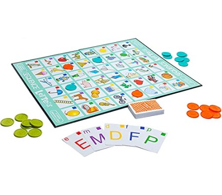 Learn Alphabets Letter and Colors with Sequence Letters Fun ABC Learning Game, Indoor Educational Board Game for Kids Boys and Girls
