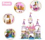 516 Pcs Girls Princess Castle Doll House Palace With Prince And Carriage Building Blocks Bricks Educational Learning Construction Toys for Boys and Girls Multicolor