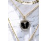 3 Layer Step Multi Layered Line Necklace Latest Western With Charms Butterfly Bar Line Leaves in Gold Plated for Women