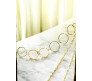 3 Layer Step Multi Layered Line Necklace Latest Western With Charms Rectangle Heart Circle in Gold Plated for Women