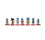 Dragon Ball Z Anime 21 Pcs Action Figure Anime Toy Set of Size 7-8 CM for Car Dashboard, Decoration, Cake, Office Desk & Study Table Multicolor