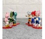 Dragon Ball Z Anime 21 Pcs Action Figure Anime Toy Set of Size 7-8 CM for Car Dashboard, Decoration, Cake, Office Desk & Study Table Multicolor