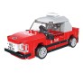 99 Pcs Red Car Taxi Car Building Blocks Bricks Educational Learning Toys