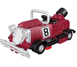 99 Pcs Vintage Car Building Blocks Bricks Educational Learning Construction Toys