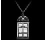Sherlock Holmes 221B Door Detective Pendant Necklace Fashion Jewellery Accessory for Men and Women