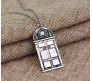 Sherlock Holmes 221B Door Detective Pendant Necklace Fashion Jewellery Accessory for Men and Women