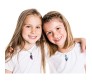 2 Pcs Best Friends (Bf) Magnetic Heart Pendant Necklace Friendship Chain Set For Girls / Sisters / Besties / BFF Gift Idea Multicolor